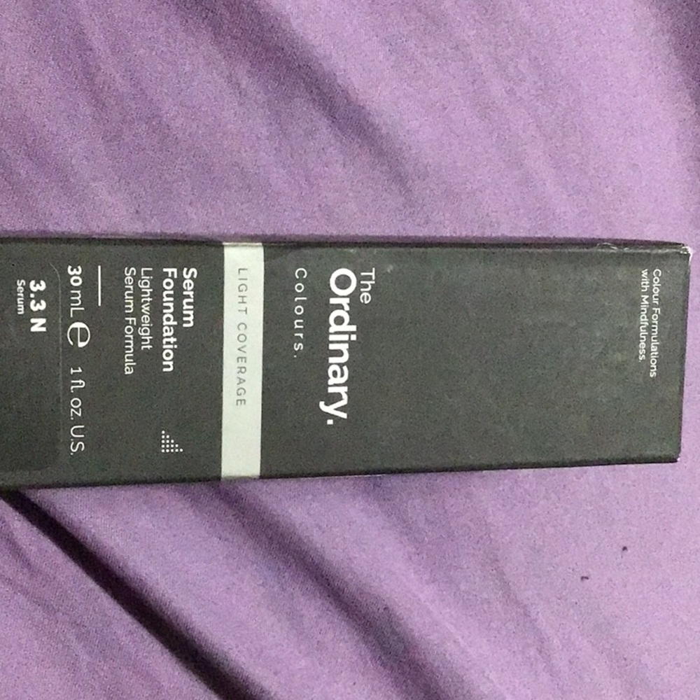 The ordinary light coverage serum foundation 1 oz new in box